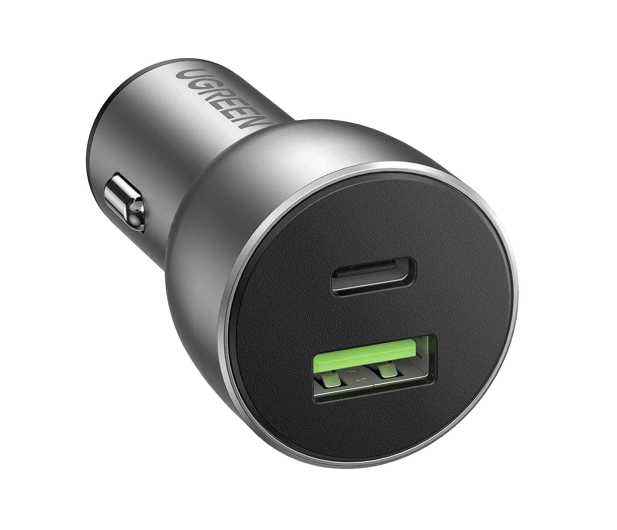 UGREEN Ładowarka samochodowa CD213 USB + USB-C 36W szara - 1488950 - zdjęcie 3